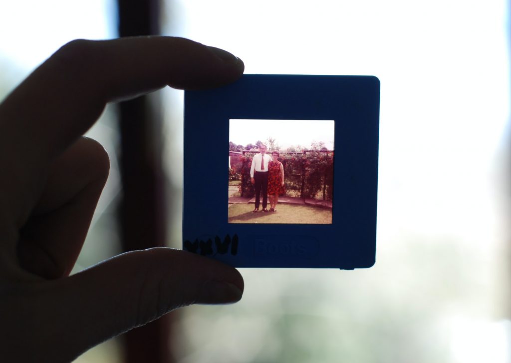 preserving photos with digital devices or slides