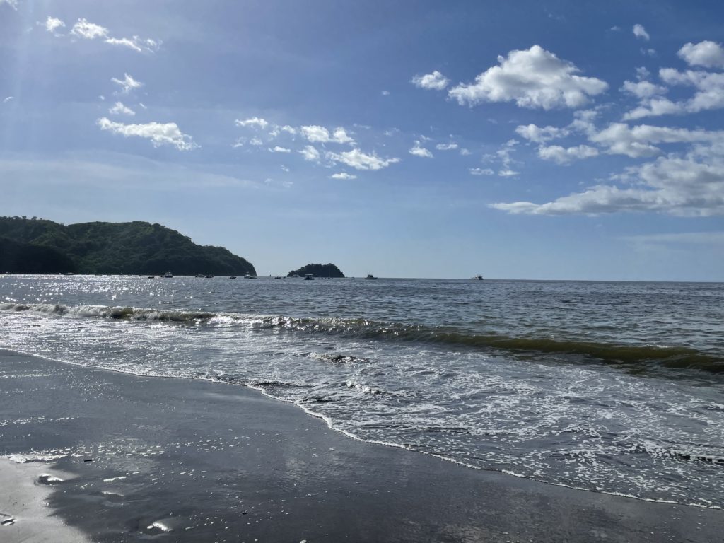 beach on west coast of costa rica