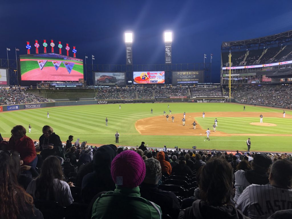 Baseball Game in Chicago