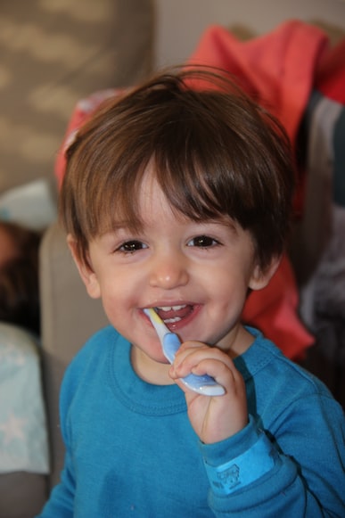 Brushing teeth