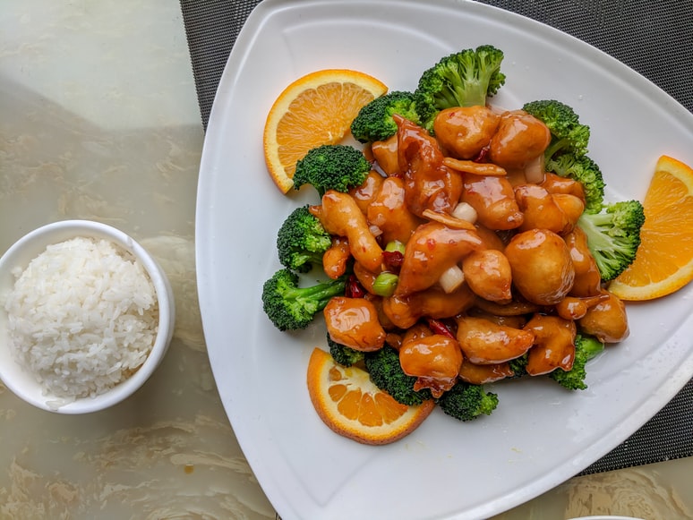 Spicy chicken, Sweet Potatoes and Brocoli recipe