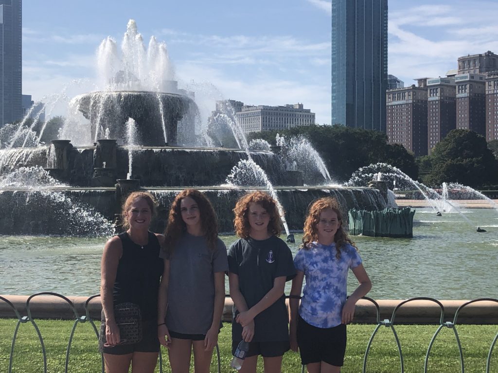 Family trip in Chicago