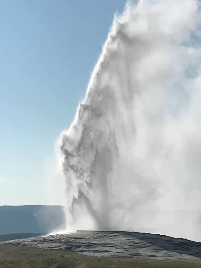 Geyser in Yellowstone