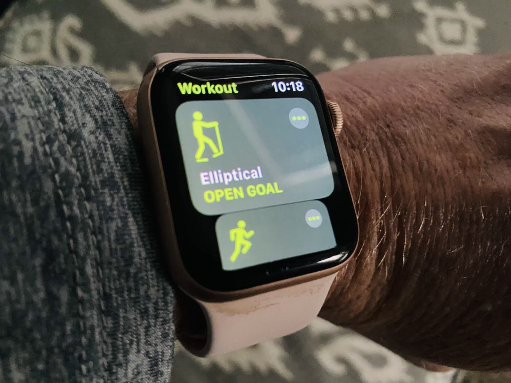 Apple watch for tracking fitness outdoors