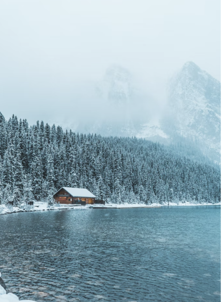 Lake Louise Canada Snow and Lake